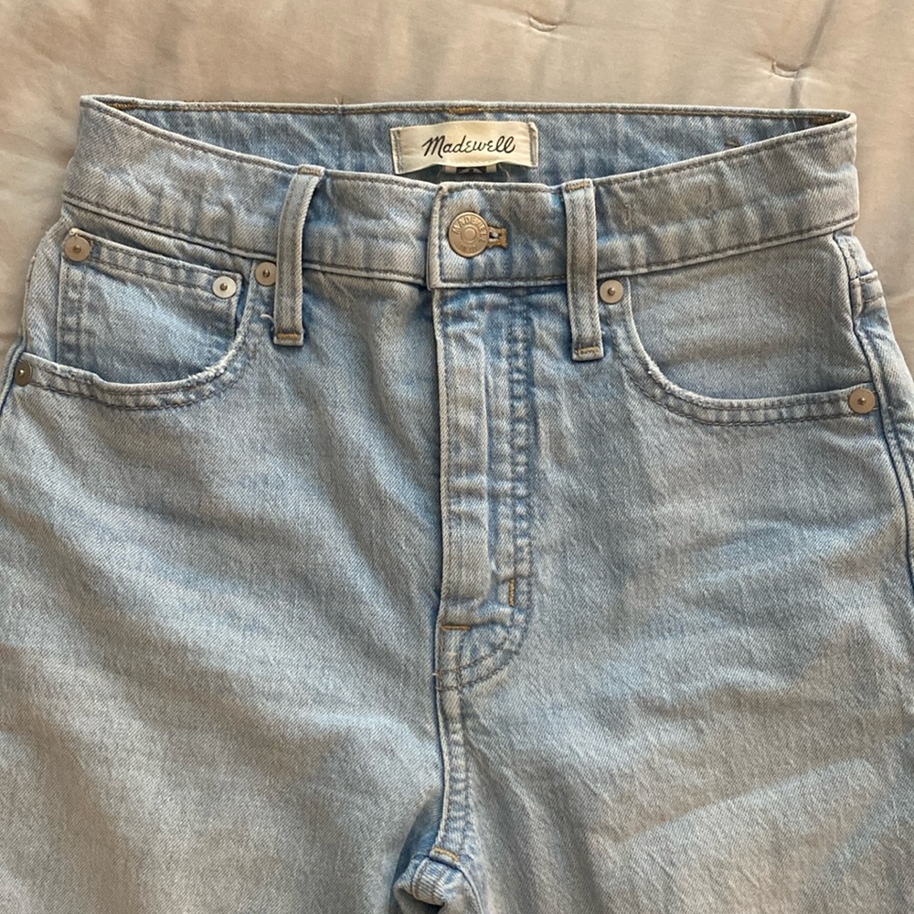 Madewell Slim Demi-Boot Cut Jeans in Bellmeade Wash Light Size 23